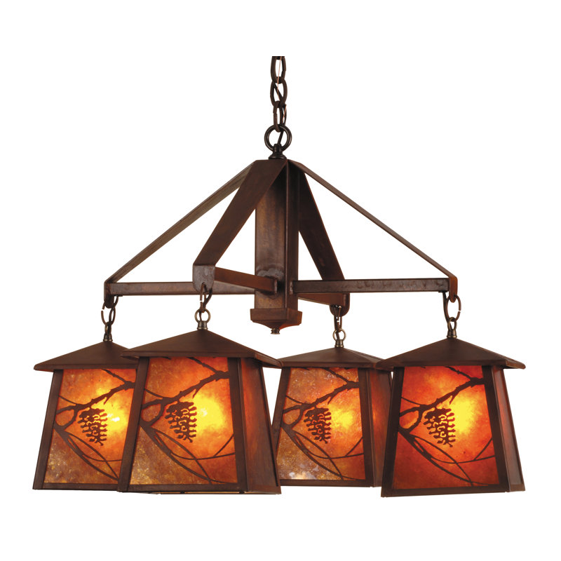 Rustic Lodge 4 - Light Chandelier