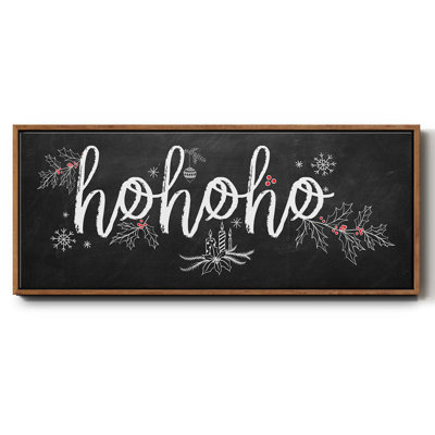 Ho Ho Ho- Framed Canvas