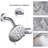 Dual Head Shower Faucets & Systems with Rough in-Valve-62280842