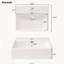 Meuble-lavabo de 50 cm avec lavabo en céramique et grand espace de rangement-1061414702