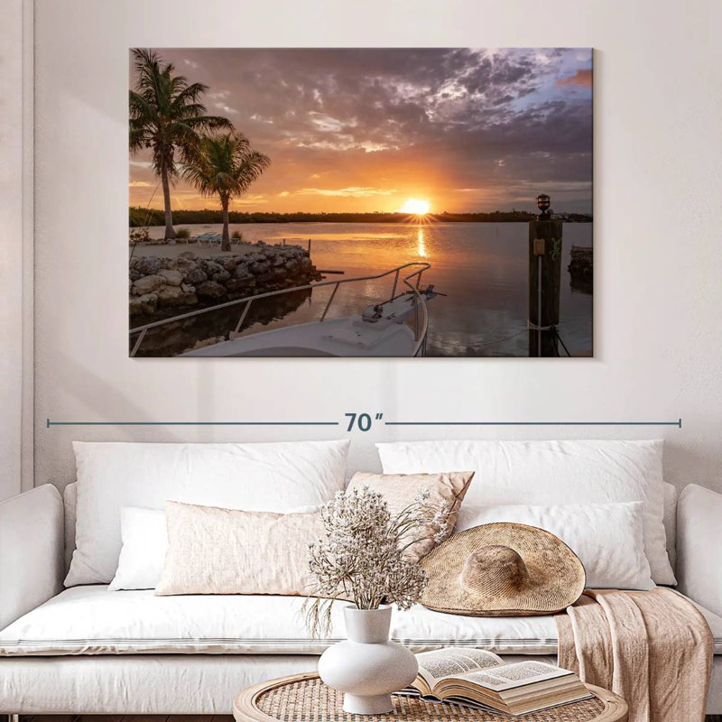 Gillard Grassy Key, Floride I, H 34 po x l 51 po