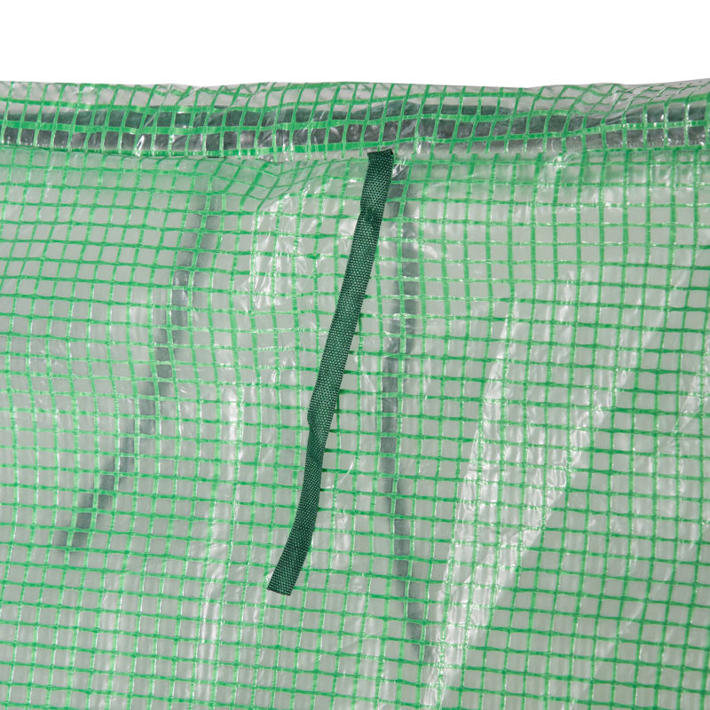 6' X 3' Garden Greenhouse, Steel Made, 2 Pe/plastic Covers & Roll Up Windows, , Optimize Plant Growth Importance, Double Protection Aspired Constructed, Enhance Quality, Substance
