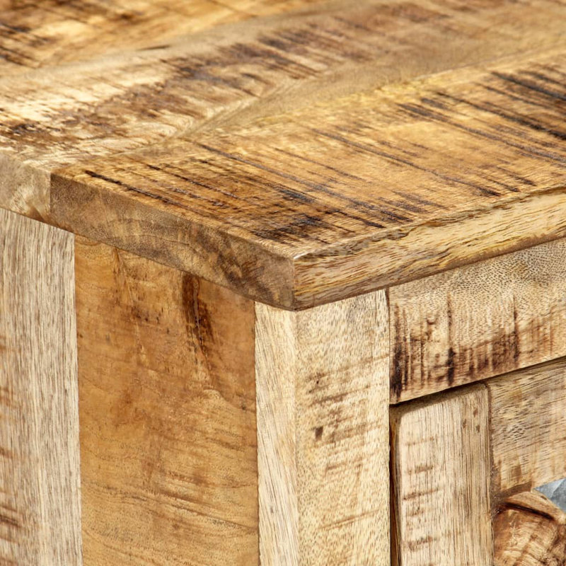 Arndt 40cm W Solid Wood Bedside Table
