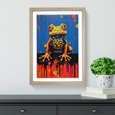 Frog Expressionism No.2 - Framed Print
