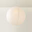 Paper Dome Pendant Shade ( Slip-On ) in White-151728677