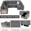 4 - Piece Upholstered Sectional-1899087695