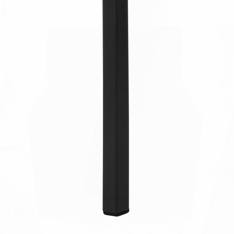Bibliothèque, bibliothèque, étagère, échelle, 5 niveaux, h 72 po, bureau, chambre à coucher, stratifié aspect marbre blanc, métal noir, contemporain, moderne