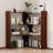 Londale Wooden Extendable Bookcase Open Bookshelf