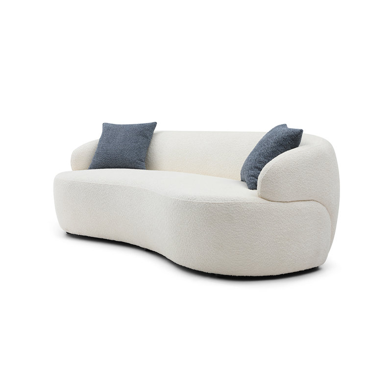 Krishaang Upholstered 86.61'' Sofa, Beige