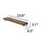 Solid Wood Bracket Shelf