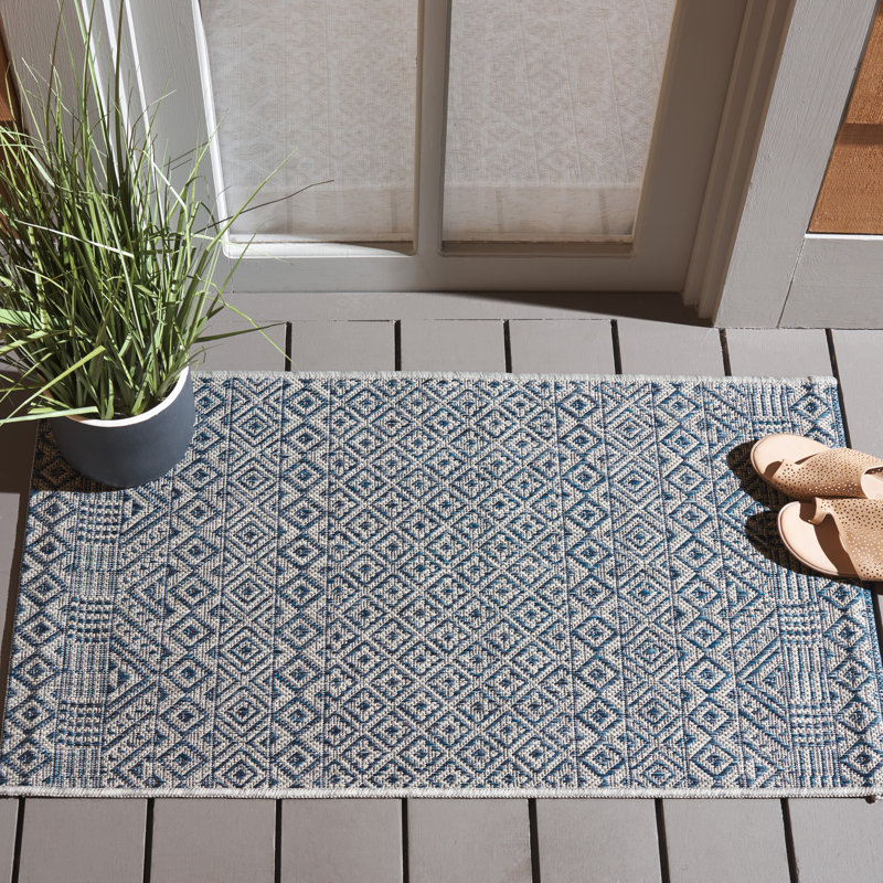 Tapis d'intérieur / extérieur Alessa Performance Southwestern, Rectangle 2 pi x 3 pi 7 po