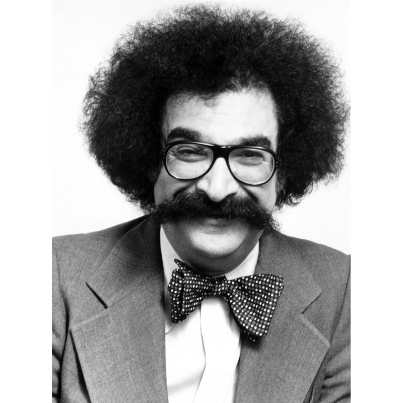 Gros plan sur Gene Shalit - photographie sans cadre, H 10 po x l 8 po