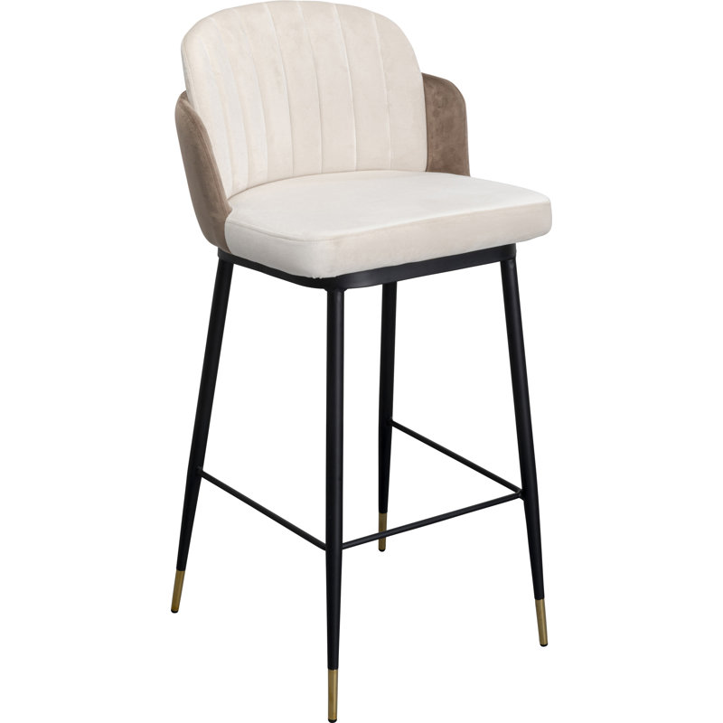 Hojas bar stool in beige