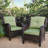 Outdoor 4'' Seat / Back Cushion-116143787