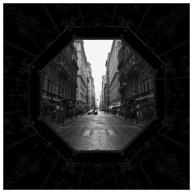 Tapisserie murale monochrome - art mural, H 104 po x 88 avec 4 œillets