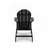 Black Adirondack Chair – Premium Hdpe Poly Lumber For Pool, Patio, and Garden Elegance-836505570