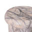 Table d'appoint sculpturale en simili marbre et travertin de 18,11 po de hauteur EOS de Eos-125959549