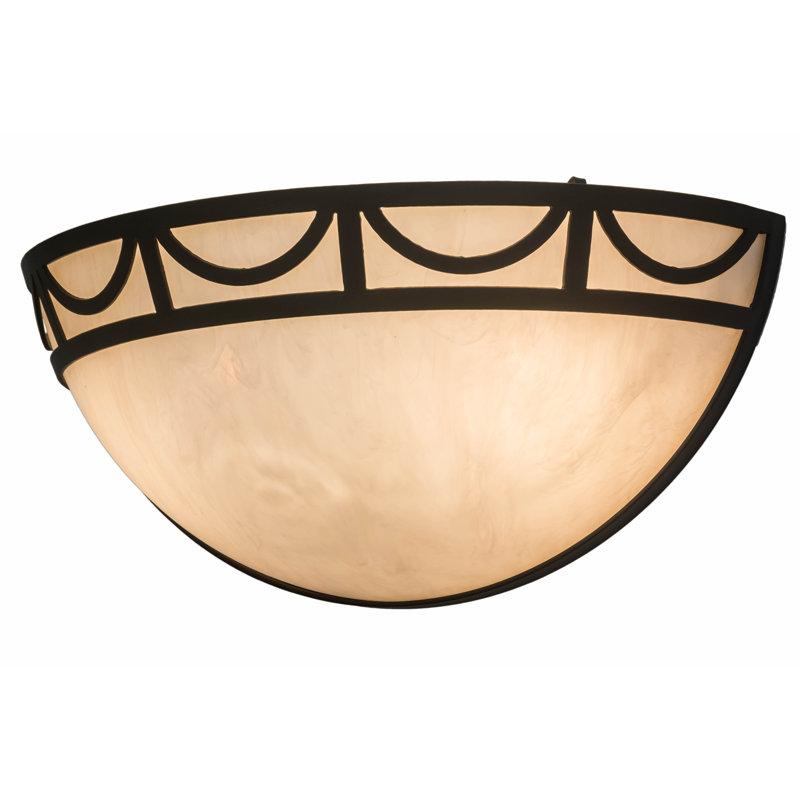 2 - Light Flush Mounted Sconce