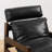 Carre 28.35'' W Genuine Leather Lounge Armchair With Adjustable Headrest-218392002