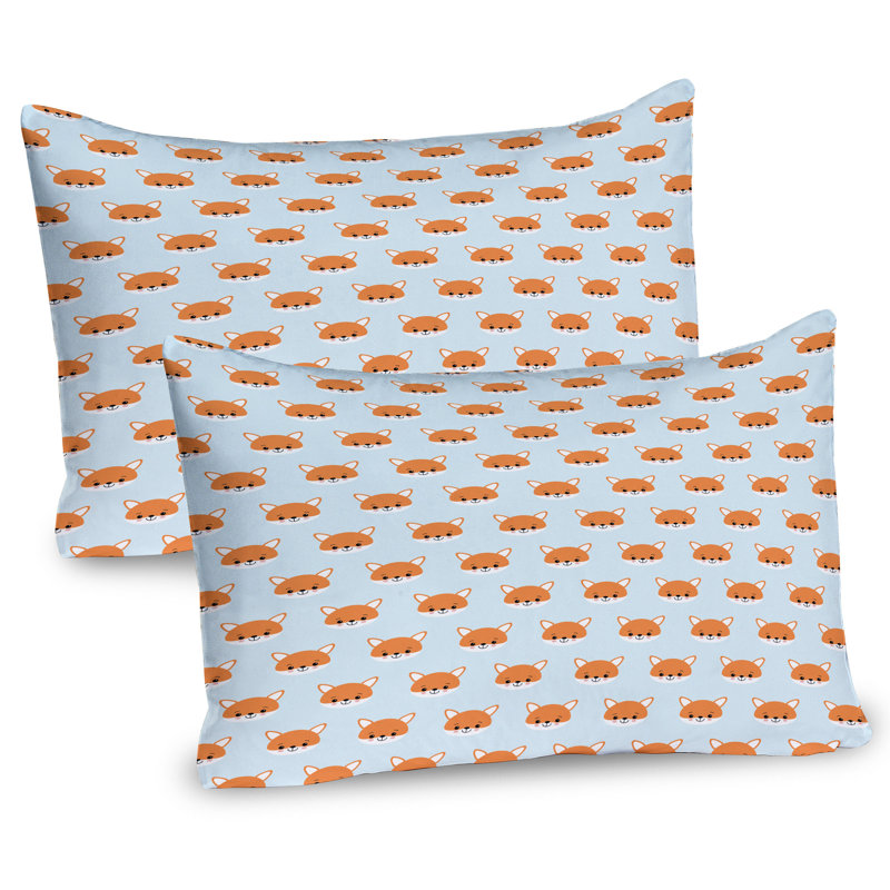 Ensemble de 2 taies décoratives à tête de renard Ambesonne