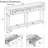 TREXM Entryway Table With 4 Drawers, Retro Console Table With Open Shelf For Entryways, Living Rooms, And Hallways-1956240609