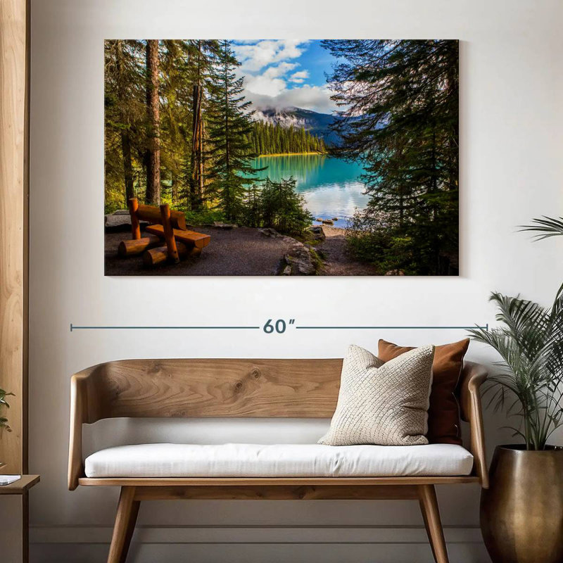 Paysage du lac Alvord Louise, H 34 po x l 51 po
