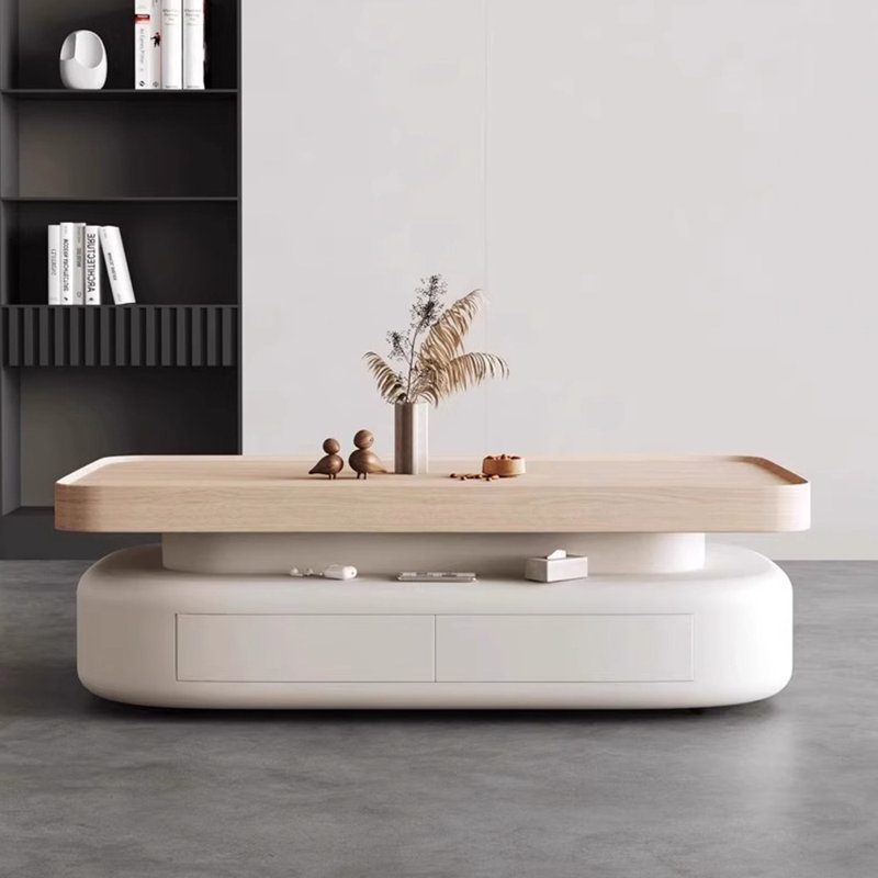 Table basse simple de style crème moderne