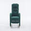 Chaise berçante en tissu avec repose-pieds réglable-420830079