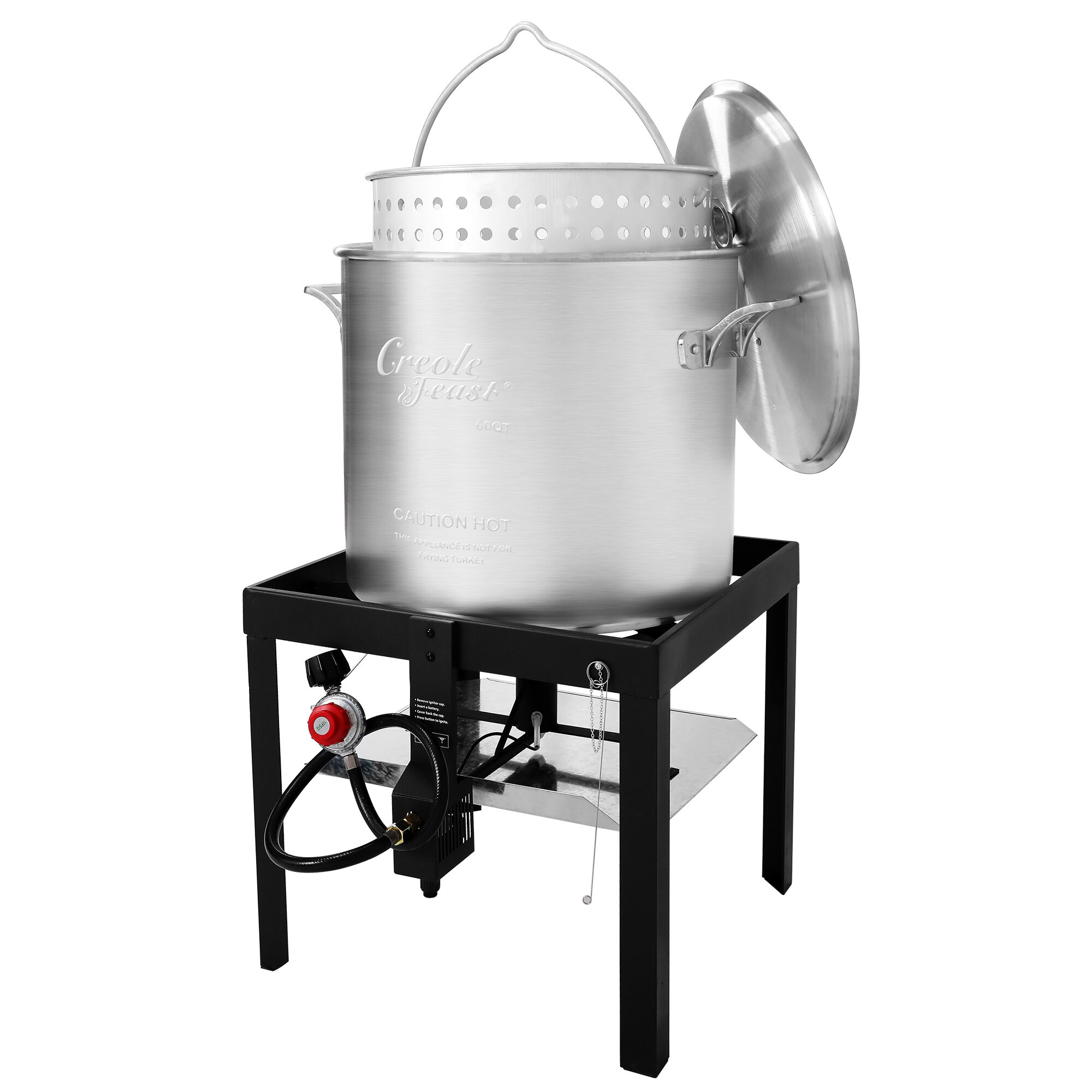 Non Electric Instant Stainless Steel Kettle Supplier Outdoor Gas