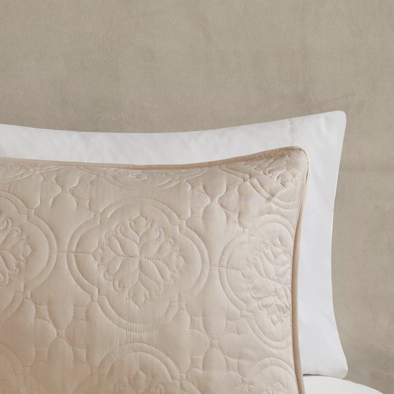 Reversible Khaki Bedding Sets, Microfiber Quality, Modern Style For Home