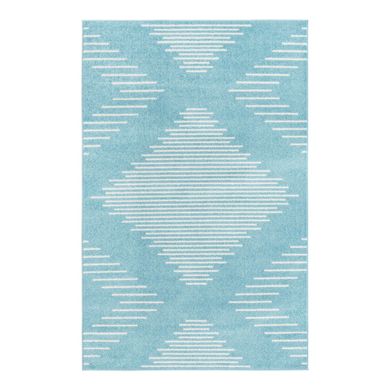 Tapis bleu Katlain, Rectangle 5 pi 3 po x 8 pi