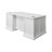 Elsabe 70'' W Rectangular Standard Desk