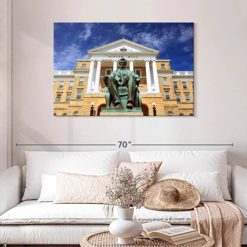Bascom Hall Lincoln Statue, 30" H x 45" W