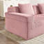 Canapé modulaire modulaire sans siège avec sièges profonds, coussins décoratifs et repose-pieds mobile, idéal pour les réunions de famille et la détente-585739835