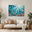 Art mural bleu marine en bord de mer-1082215753