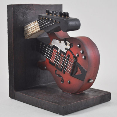 Electric Guitar Shelf Tidy Bookends