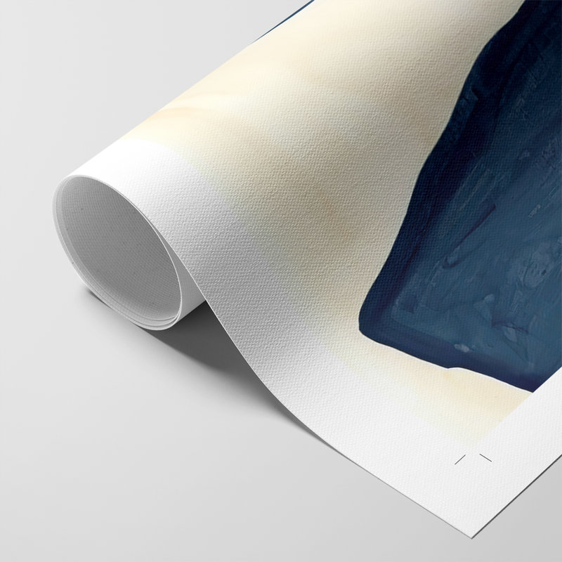 Pièces bleues II - impression sur toile seulement - non encadrée, H 12 po x l 8 po
