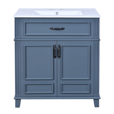 Meuble-lavabo 30 po avec lavabo en céramique