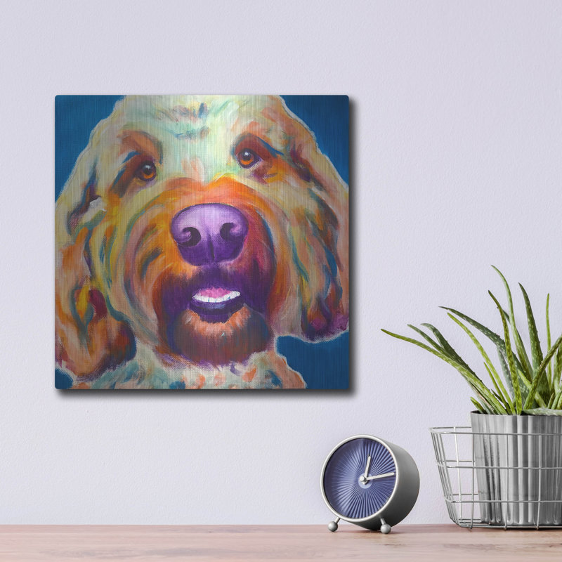 " Doodle - Larry " by Dawg Painter, 12" H x 12" W