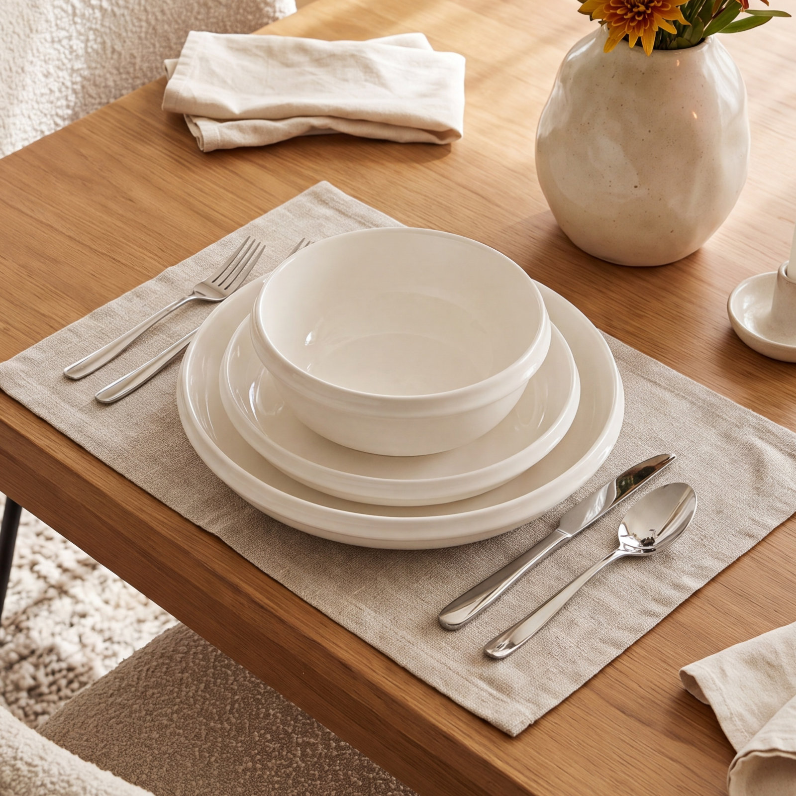 Verso Porcelain Dinnerware Set