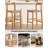 Solid Wood Counter Stool With Footrest-577713896-600155709