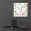 «Walk Slowly» par Elizabeth Caldwell, art mural en verre acrylique-1945697086