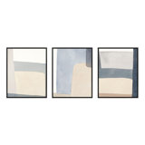 Grey Hue Set Of 3 Print by Julia Balfour