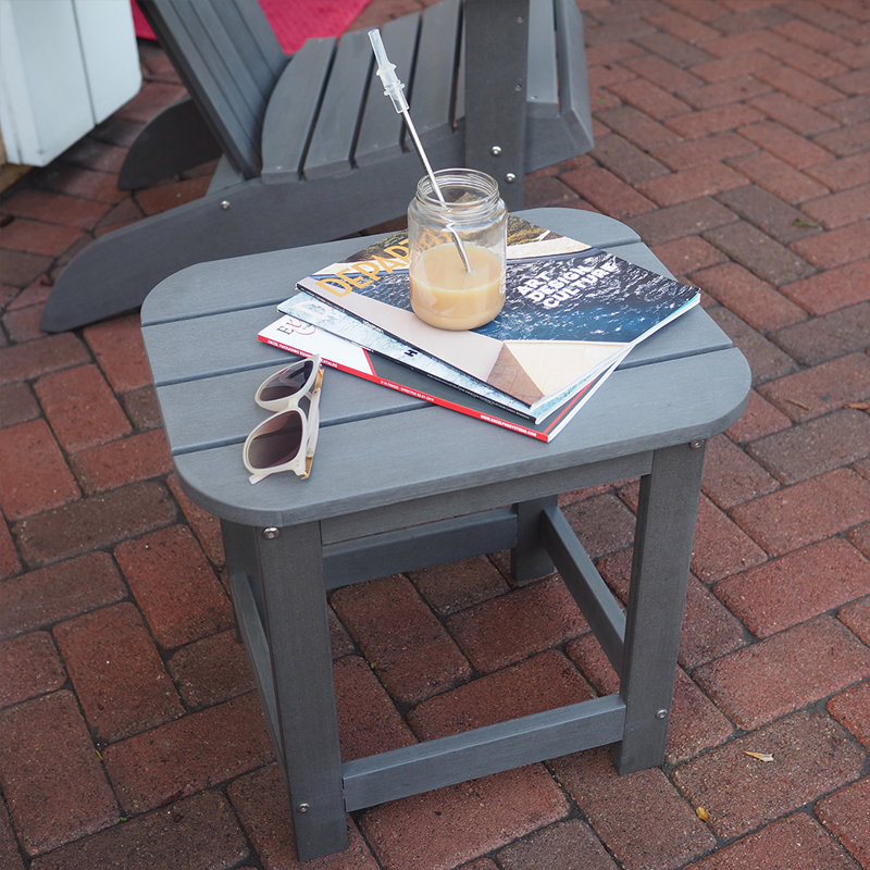 Brynn Side Table, Stone Gray