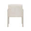 Modern Mist Oak Upholstered Levi Oyster Fabric Arm Chair 23" Wide 26" Deep 33" High