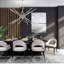 Runo Sputnik Modern Linear Chandelier-392439365