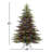 Alpine 7.5' Pre-Lit Pine Christmas Tree