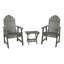 Chaise Adirondack en plastique avec table Anette-280281401