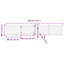 Archie & Oscar Dog Gate With Door Foldable 4 Panels 320 Cm Poplar Wood-554313574-554313569
