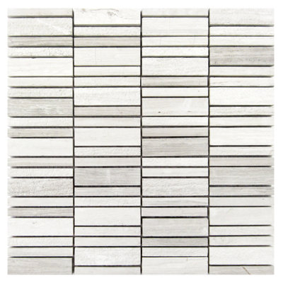 1"x2" Wood Mosaic Wall & Floor Tile